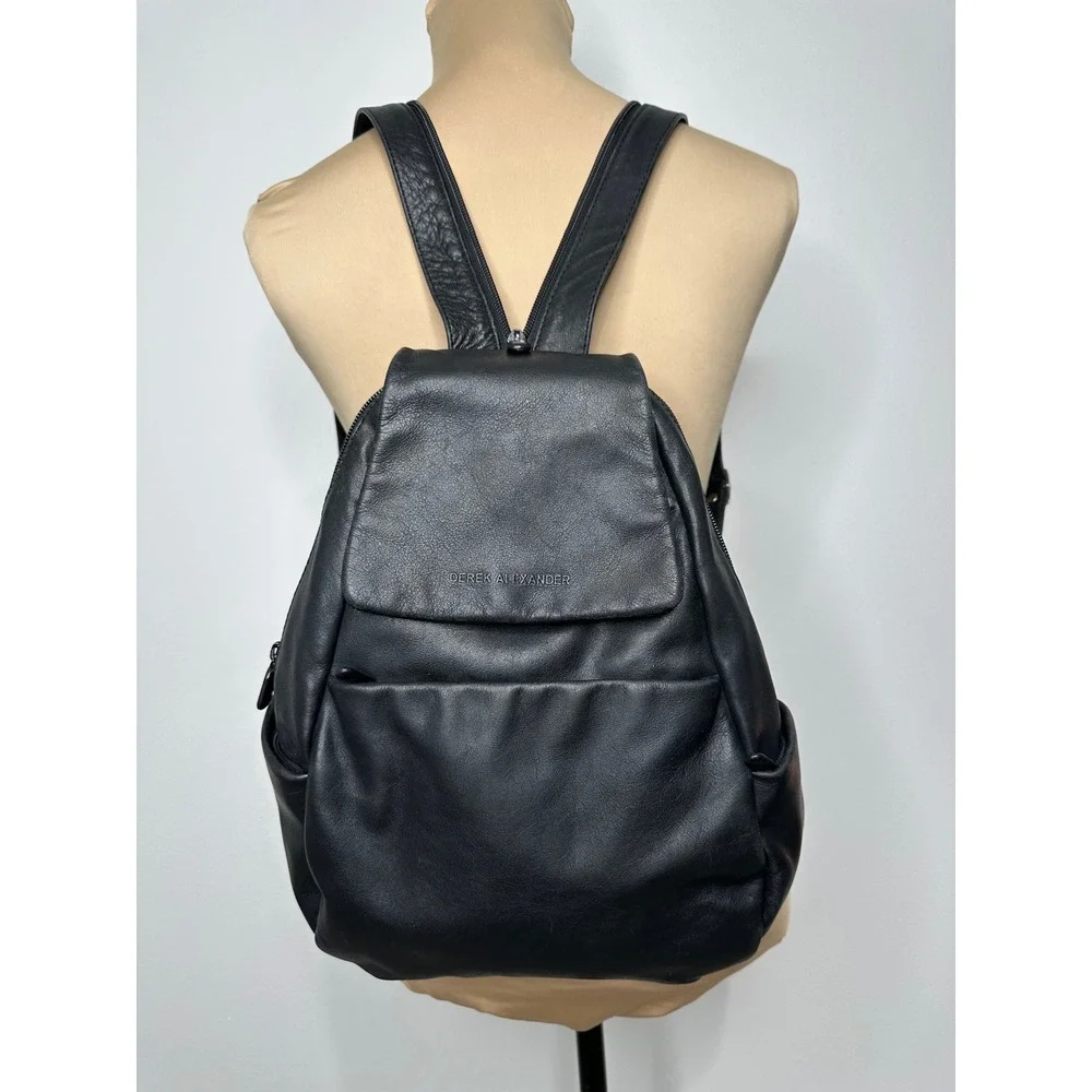 derek alexander backpack leather Large Derek Alexander Leather CENTRAL PARK